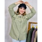 مانتو صوفیا جیب دکمه - مانتو پاتریس رشت