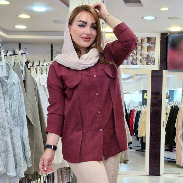 شومیز صوفیا جیب پیله - مانتو پاتریس رشت