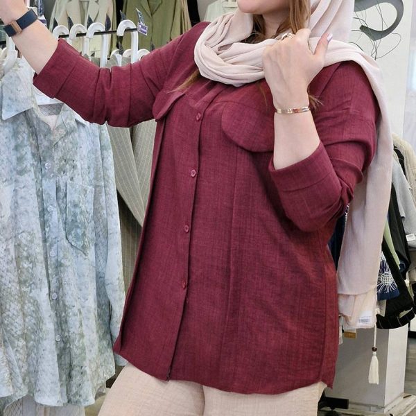 شومیز صوفیا جیب پیله - مانتو پاتریس رشت