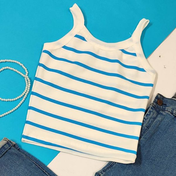 تاپ کراپ فانریپ راه راه - مانتو پاتریس رشت