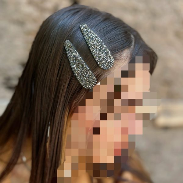 گیره مو نگینی -رشت مانتو پاتریس