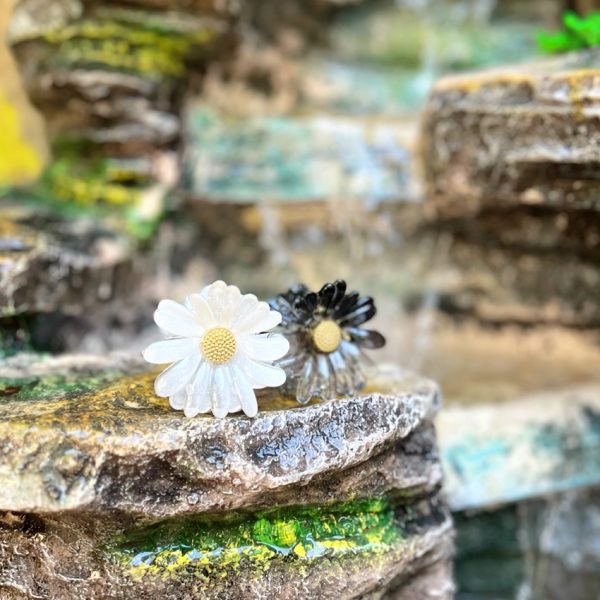 کلیپس بابونه شیشه ای-رشت مانتو پاتریس