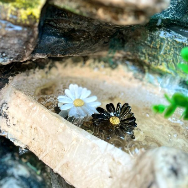 40400258-3 کلیپس بابونه شیشه ای-رشت مانتو پاتریس