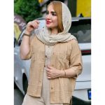 شومیز شانتون جیب دار