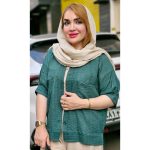 شومیز شانتون جیب دار