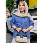 شومیز شانتون جیب دار