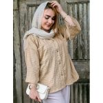 شومیز شنل راه راه - مانتو پاتریس رشت