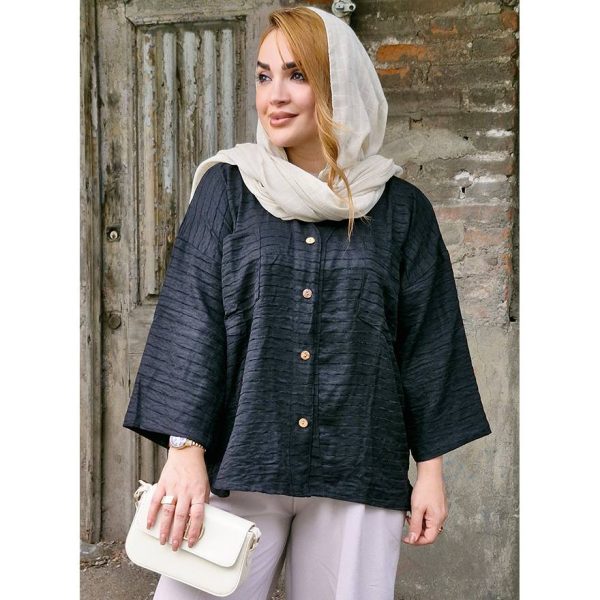 شومیز شنل راه راه - مانتو پاتریس رشت