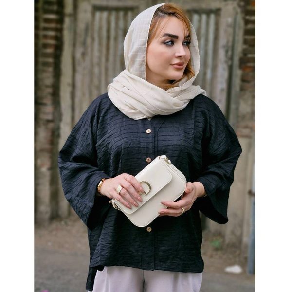 شومیز شنل راه راه - مانتو پاتریس رشت