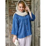 شومیز شنل راه راه - مانتو پاتریس رشت
