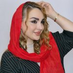 شال پلیسه رنگی