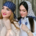 مینی اسکارف پاپیون توپی