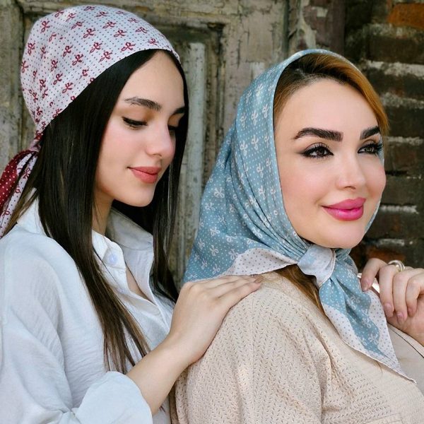 مینی اسکارف پاپیون توپی - مانتو پاتریس رشت