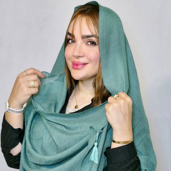 4600023-3 شال اسلپ منگوله دار - مانتو پاتریس رشت