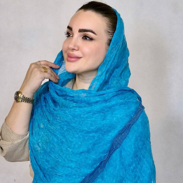 شال لبه گیپوری پلیسه