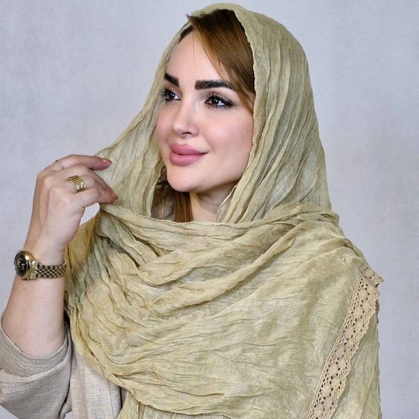 شال لبه گیپوری پلیسه - مانتو پاتریس رشت