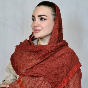 شال لبه گیپوری پلیسه