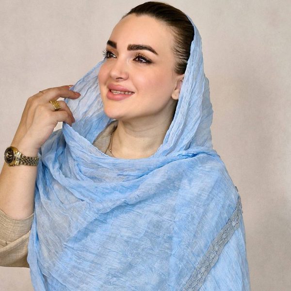 شال لبه گیپوری پلیسه