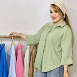 شومیز پاستیلی جیبدار - مانتو پاتریس رشت