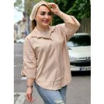 شومیز پاستیلی جیبدار
