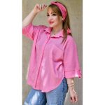 شومیز پاستیلی جیبدار
