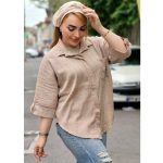 شومیز پاستیلی جیبدار