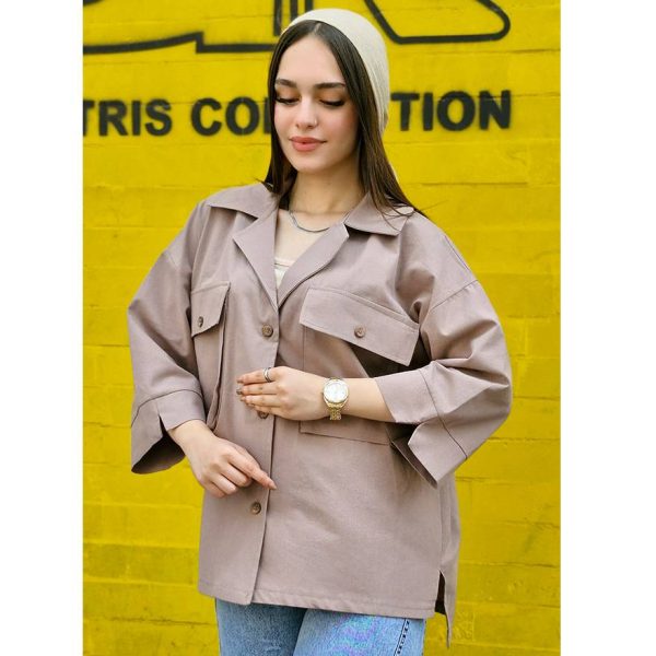 مانتو لینن دو جیب - مانتو پاتریس رشت