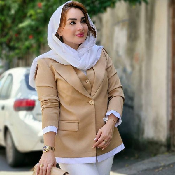 77700236-1 ست کت و ژیله کجراه - مانتو پاتریس رشت