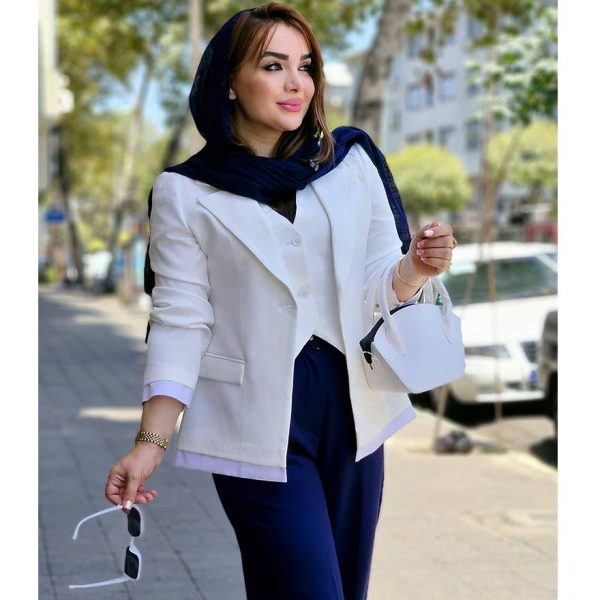 77700236-2 ست کت و ژیله کجراه - مانتو پاتریس رشت