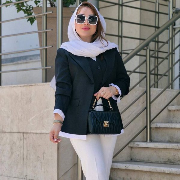 77700236-6 ست کت و ژیله کجراه - مانتو پاتریس رشت