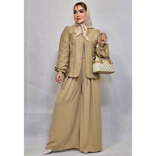 ست کت شلوار مغزی دوزی - مانتو پاتریس رشت