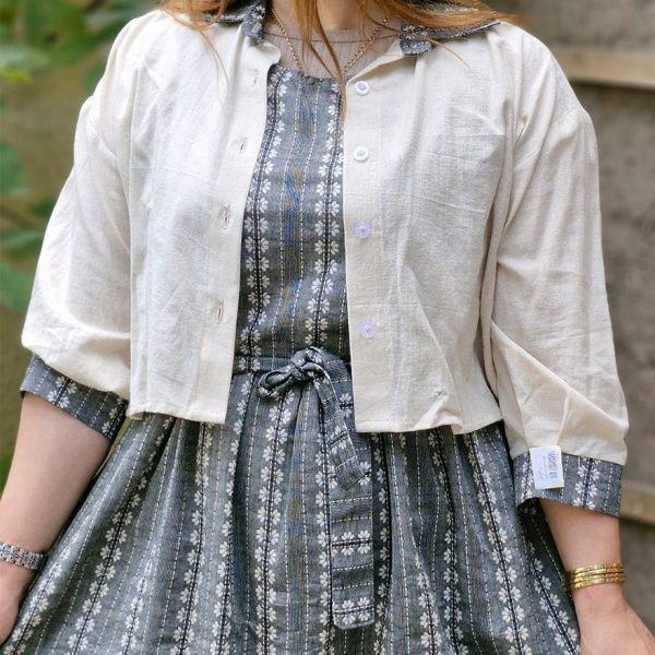 ست کت سارافون لینن طرحدار