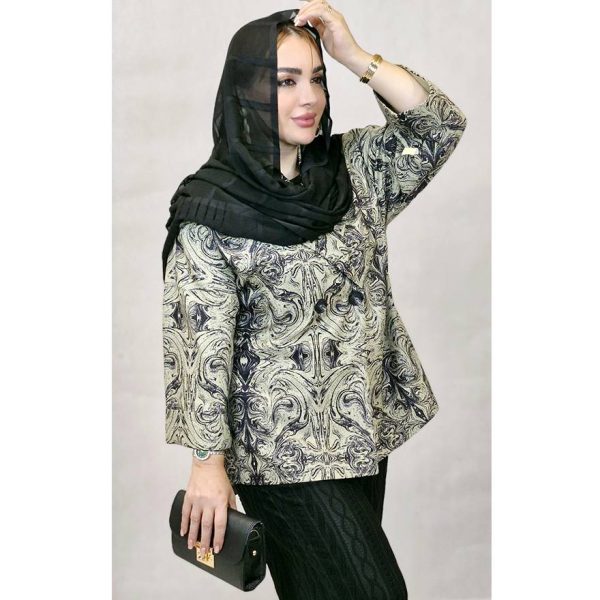 کت 2 دکمه طرحدار - مانتو پاتریس رشت