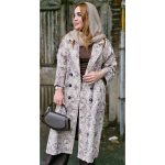 مانتو بلند 6 دکمه طرحدار - مانتو پاتریس رشت