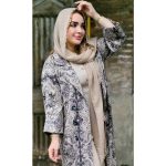 مانتو بلند 6 دکمه طرحدار - مانتو پاتریس رشت