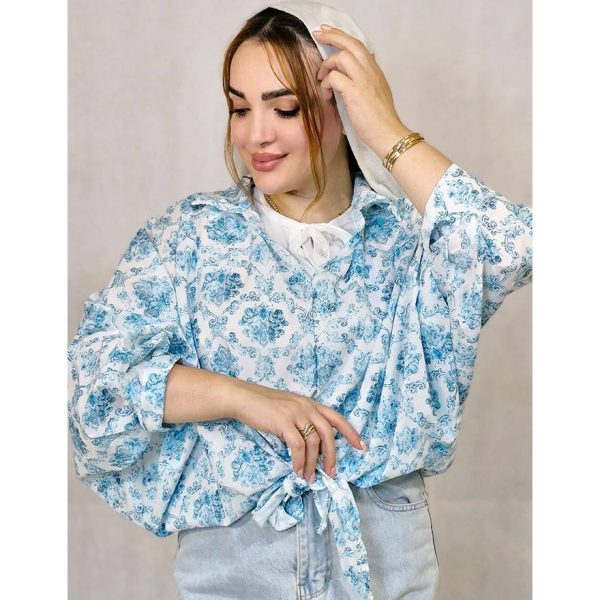 شومیز بوگاتی گلدار -