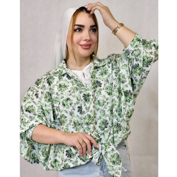 شومیز بوگاتی گلدار -