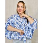 شومیز بوگاتی گلدار -
