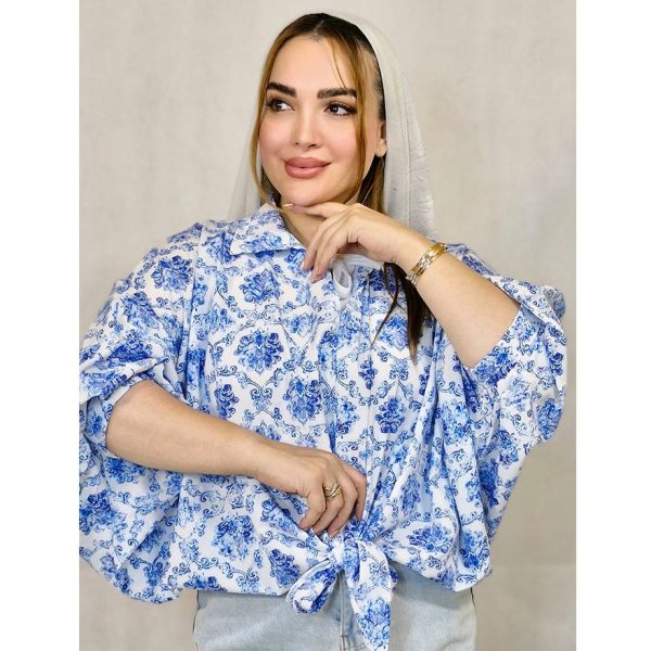 شومیز بوگاتی گلدار -