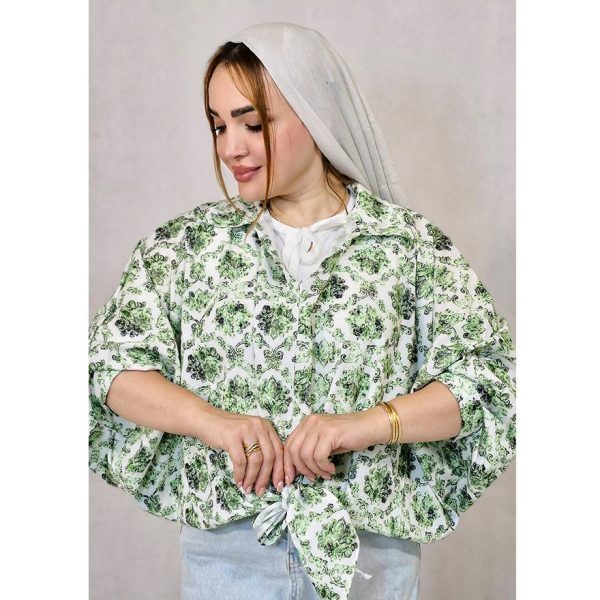 شومیز بوگاتی گلدار -