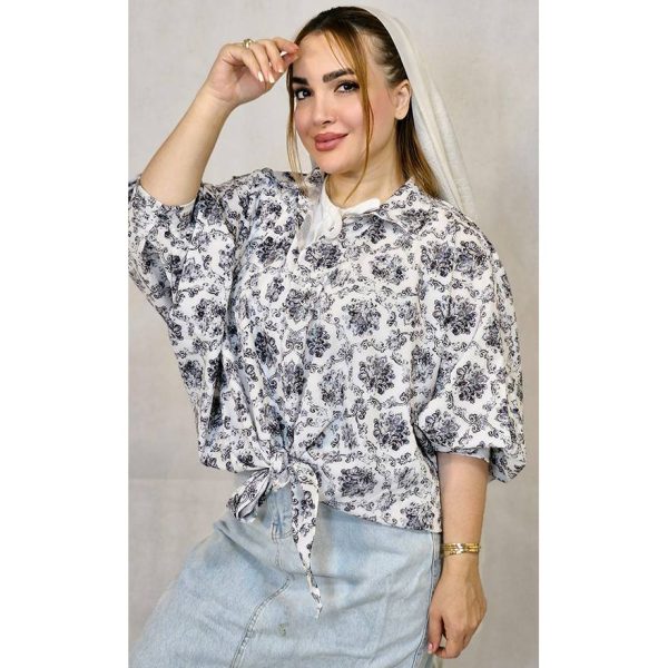 شومیز بوگاتی گلدار -