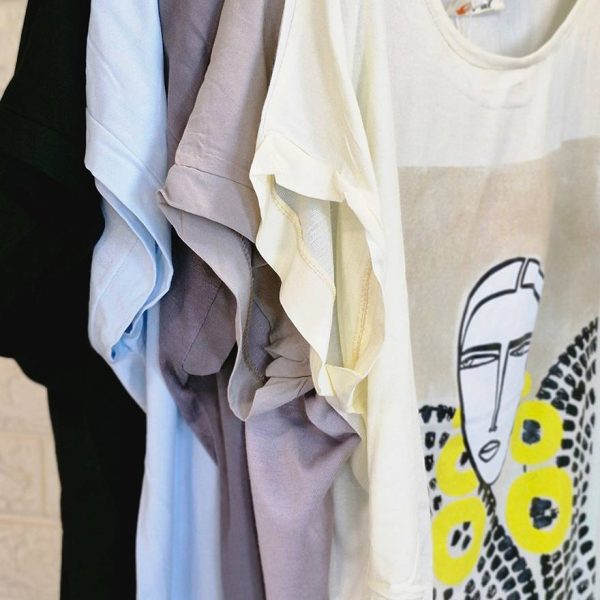 تیشرت نخی چاپ دختر - مانتو پاتریس رشت