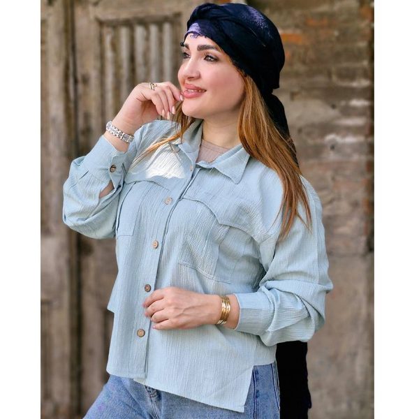 شومیز پفکی دو جیب - مانتو پاتریس رشت