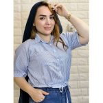 شومیز کراپ راه راه