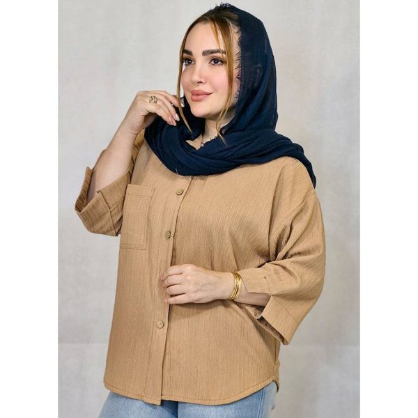 شومیز کراش تک جیب - مانتو پاتریس رشت