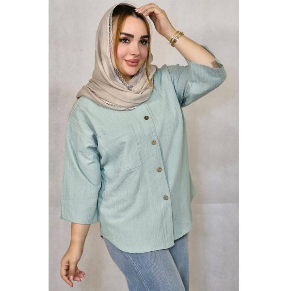 شومیز کراش تک جیب - مانتو پاتریس رشت