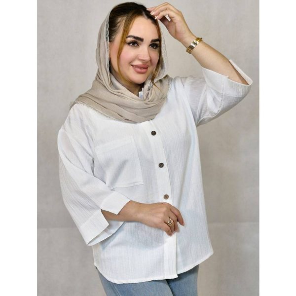 شومیز کراش تک جیب - مانتو پاتریس رشت