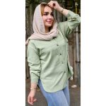 مانتو کراش بغل دکمه