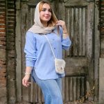 مانتو کراش بغل دکمه