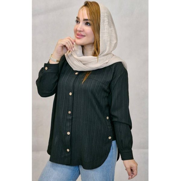 مانتو کراش بغل دکمه